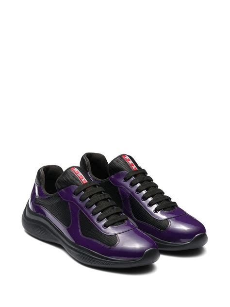 prada americas cup sneakers burgundy|prada americas cup farfetch.